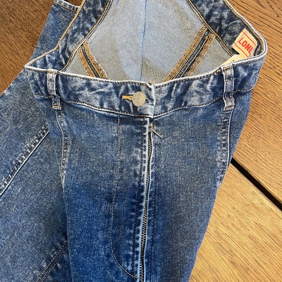 ONE SHOULDER JEAN DRESS - Picture 5 of 6